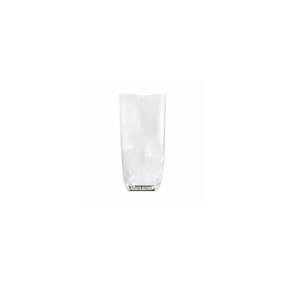 Sachet Natureflex écorné fond carton biodégradable 17 x 32 cm - par 100