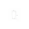 Sachet plastique fond carton "Dentelle or" 14 x 30,5 cm - par 100