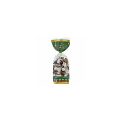 Sachet plastique fond carton "Cadeau Noël" 10 x 26 cm - par 100