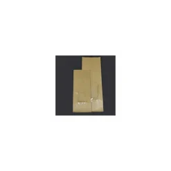 Sachet SOS kraft brun vergé avec fenêtre 10 + 5,5 x 29 cm - par 100