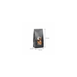 Sachet SOS kraft noir avec fenêtre 13,5 + 7,5 x 31,5 cm - par 100