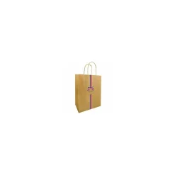 Sac kraft bleu blanc rouge 42,5 x 36 + 12 cm - par 50