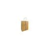 Sac kraft bleu blanc rouge 21 x 19 + 8 cm - par 50