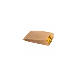 Sac kraft brun 27 x 14 + 7 cm - par 1000
