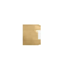 Sac à pain kraft brun avec fenêtre 19 + 7 x 36 cm (2 baguettes)- par 1000