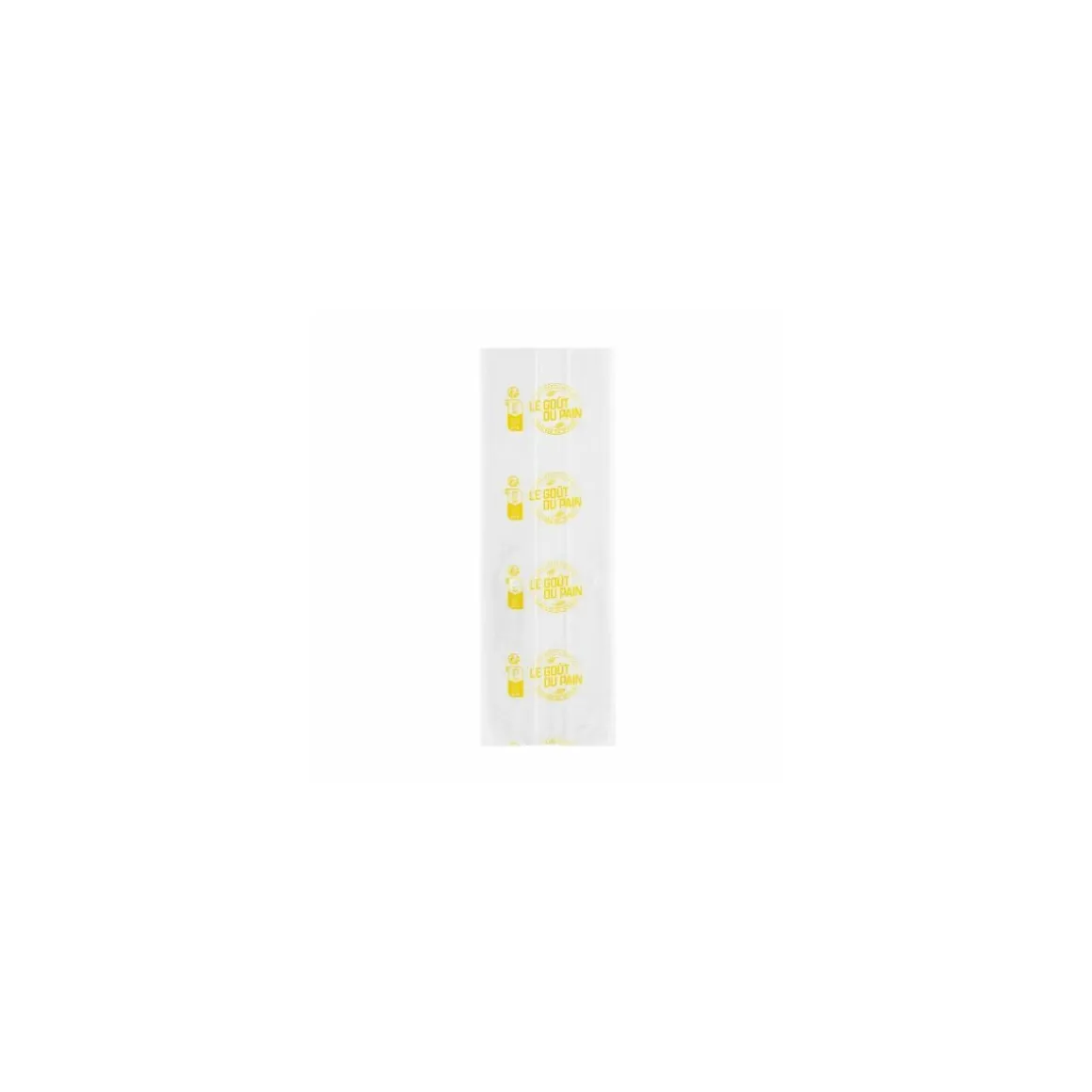 Sac à pain tranché Premium jaune 35 x 12 + 5 cm - par 200