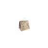 Sac papier kraft brun à poignées torsadées "Times" 26 + 14 x 32 cm - par 250
