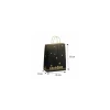 Sac papier kraft à poignées torsadées "Gala" 32 + 12 x 26 cm - par 50