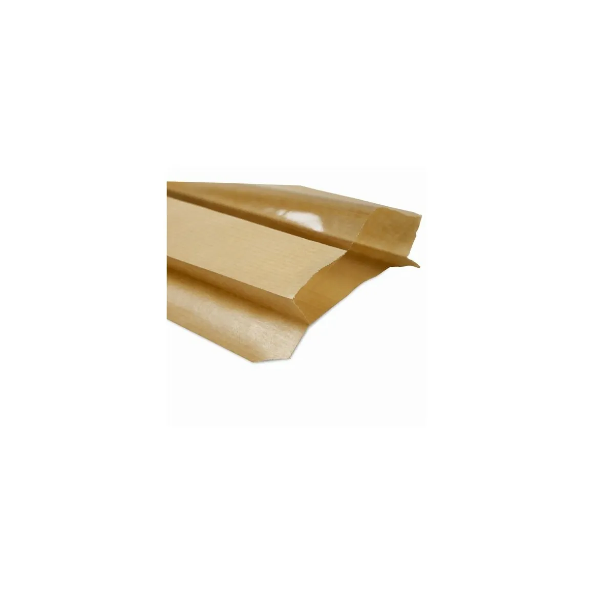 Sac sandwich kraft brun à fenêtre 10 + 4 x 36 cm - par 1000