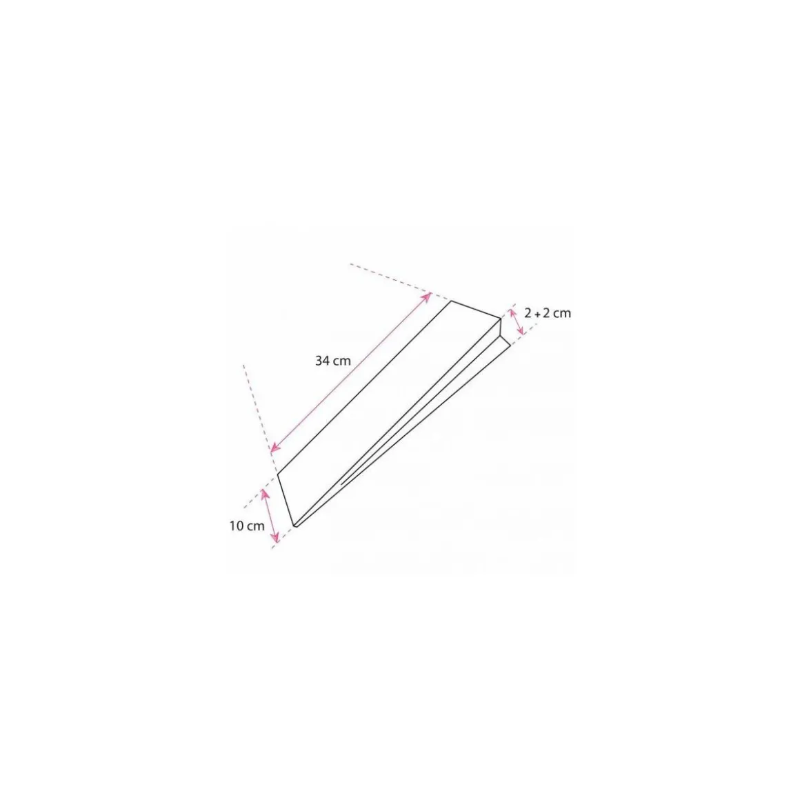 Sac sandwich plastique transparent perforé 10 + 2 + 2 x 34 cm - par 500