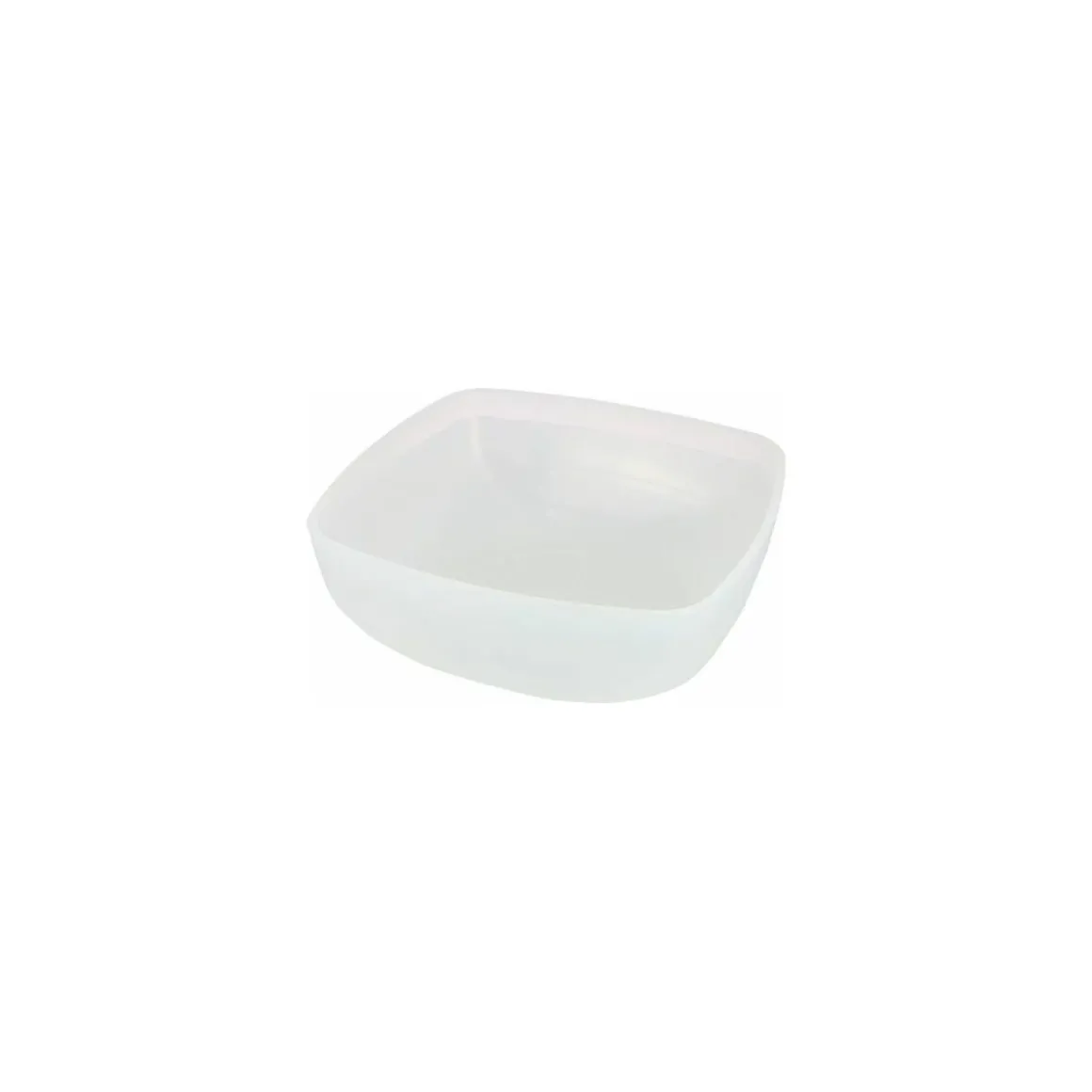 Saladier carré plastique translucide 230 cl - par 50