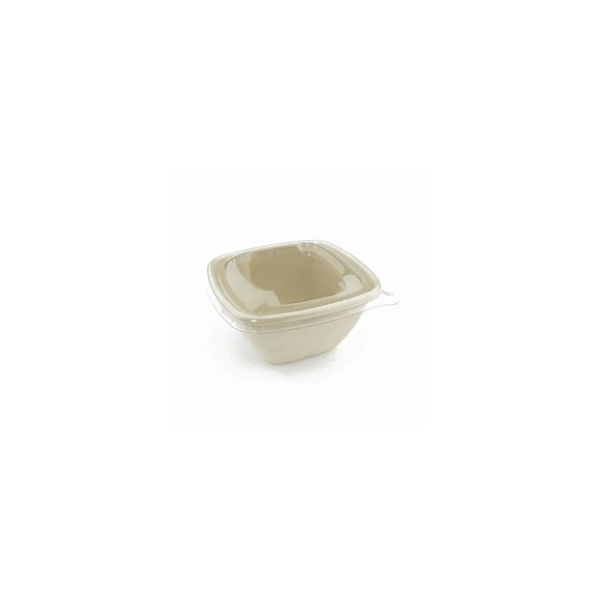 Saladier carré pulpe de canne 500 ml - par 50