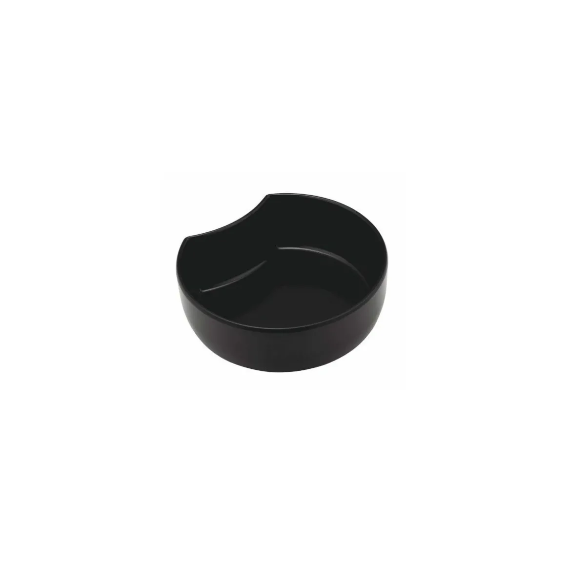 Saladier Crescent noir mélamine 30 x 27,8 x 10 cm 5 L