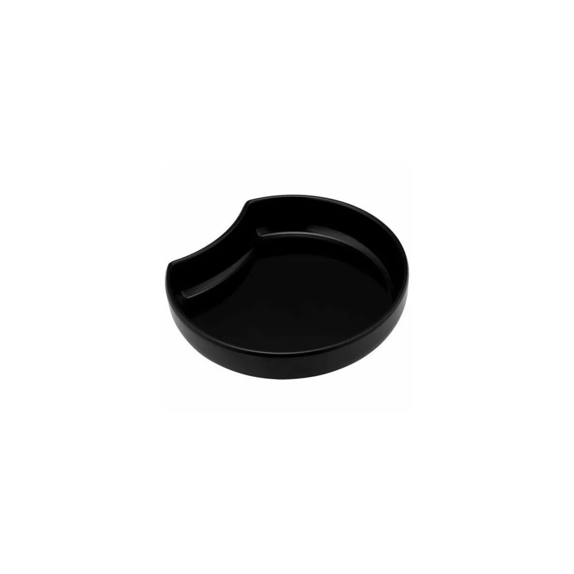 Saladier Crescent noir mélamine 30 x 27,8 x 6,3 cm 3 L