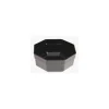 Saladier hexagonal ABS noir 1,8 L