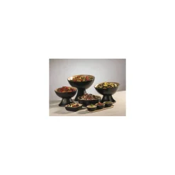 Saladier penché Frida mélamine bois/noir ø 25 cm 1,6 L