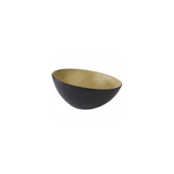 Saladier penché Frida mélamine bois/noir ø 25 cm 1,6 L