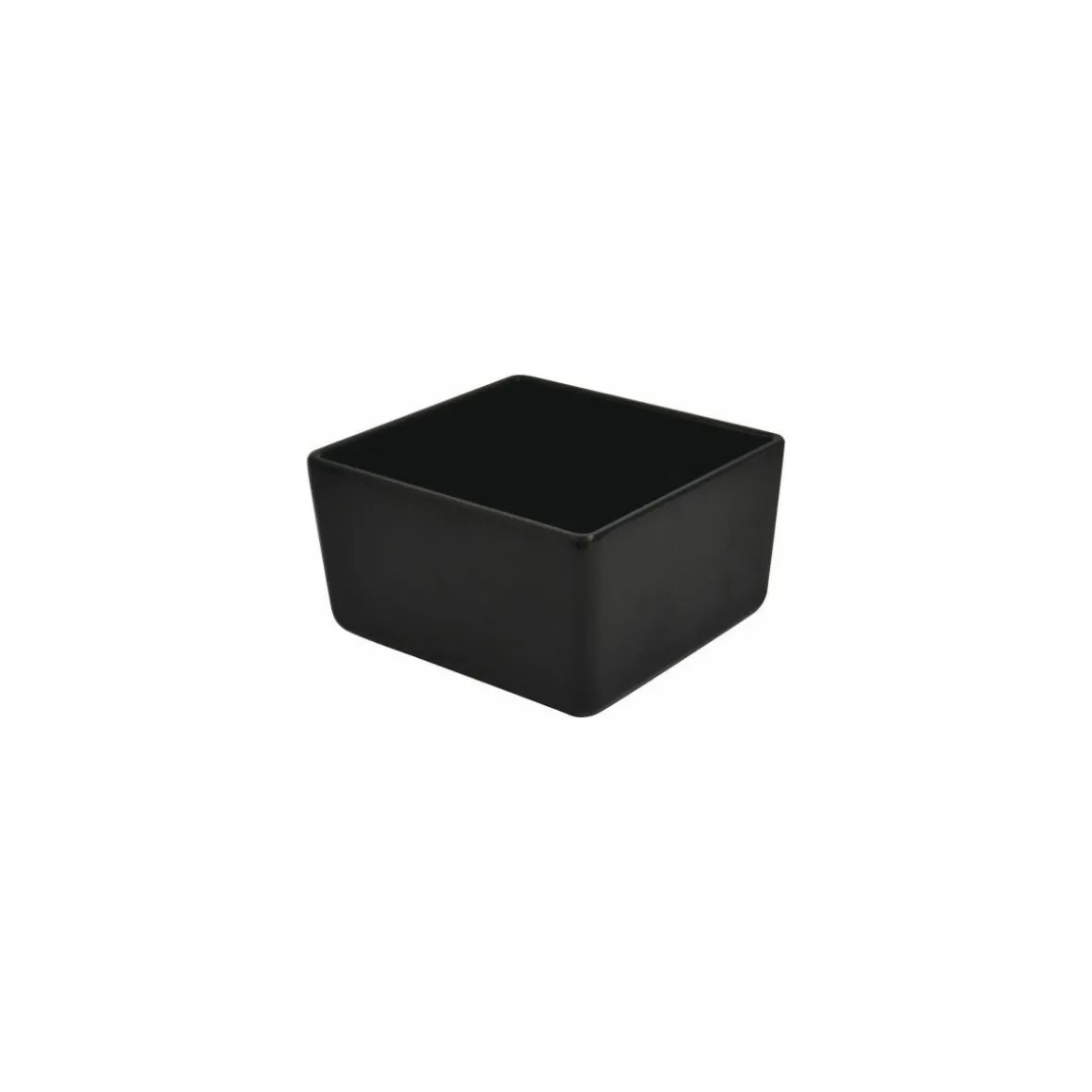 Saladier rectangulaire Chunky Crock mélaminé noir 2 L