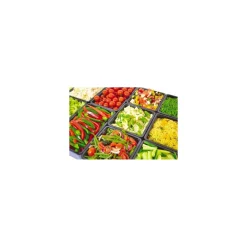 Saladier rectangulaire Chunky Crock mélaminé noir 3,2 L