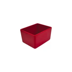 Saladier rectangulaire Chunky Crock mélamine rouge 1,5 L