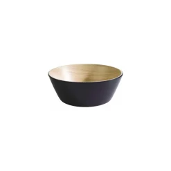 Saladier rond Frida mélamine bois/noir ø 12,5 cm 0,25 L