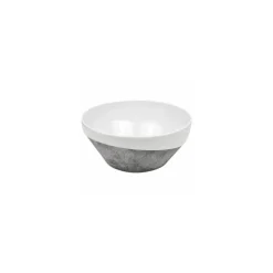 Saladier urban effet béton mélamine ø 28 cm 3,2 L