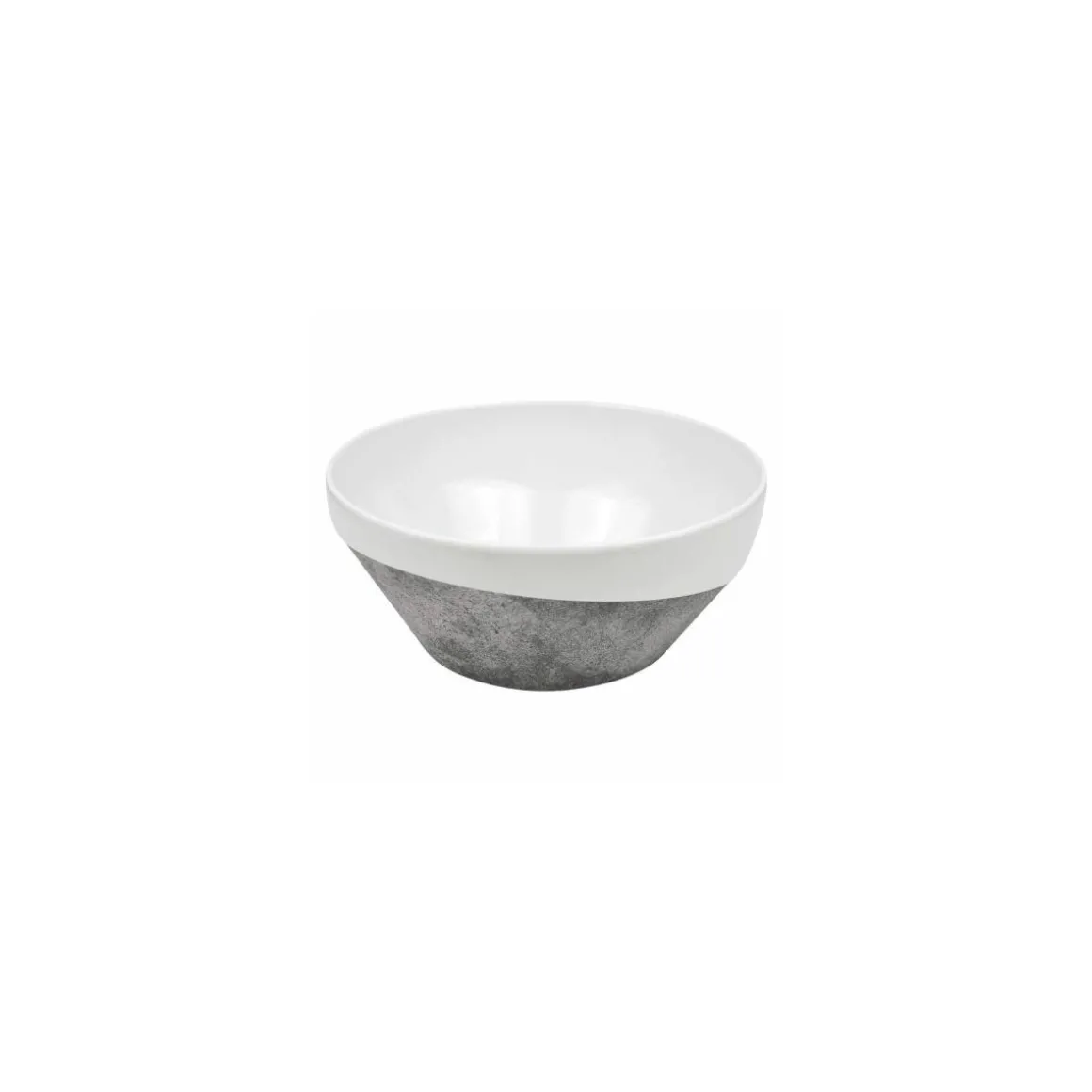 Saladier urban effet béton mélamine ø 28 cm 3,2 L
