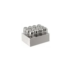 Salière poivrière inox - par 12
