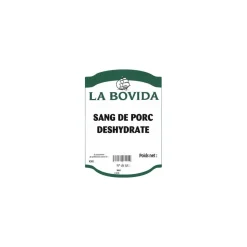 Sang de porc déshydraté - sac de 1 kg