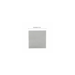 Serviette cocktail double point ouate grise 20 x 20 cm - par 100