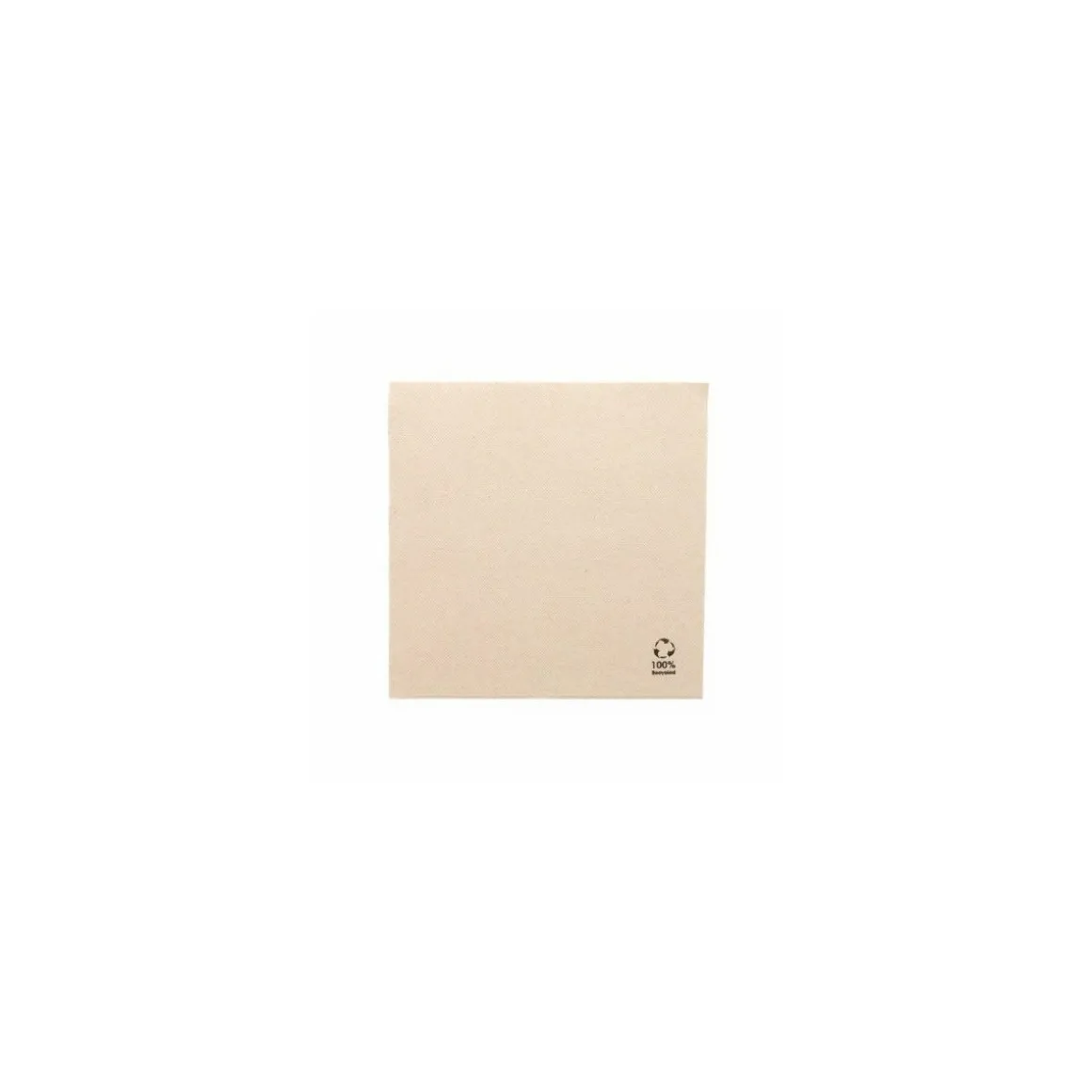 Serviette double point recyclée 39 x 39 cm - par 50