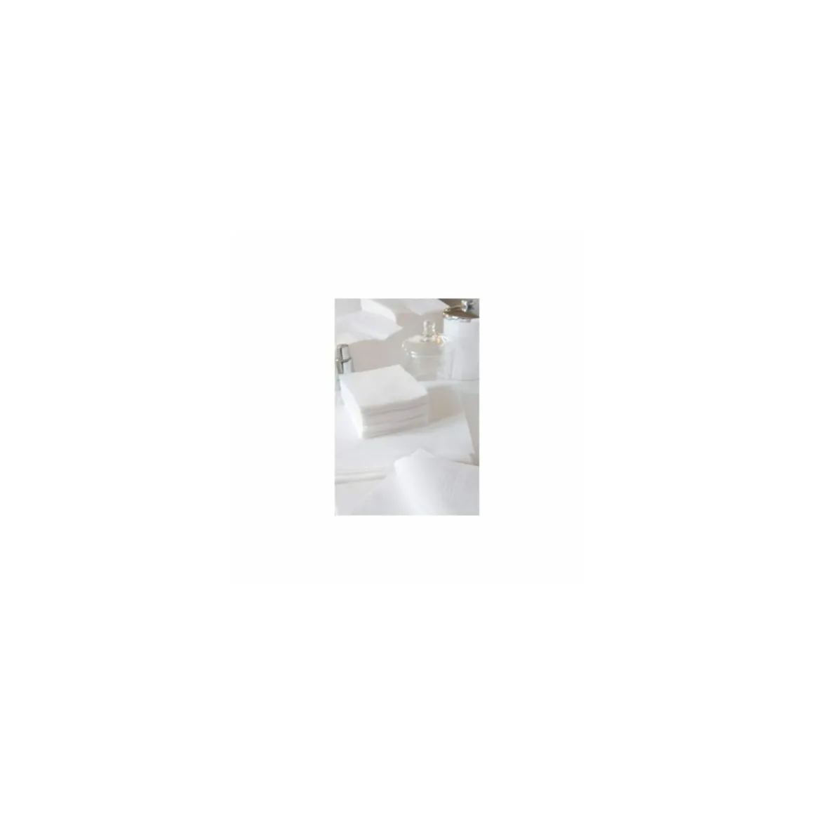Serviette ouate blanche 30 x 30 cm 2 feuilles - par 200