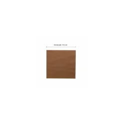 Serviette ouate chocolat 39 x 39 cm - par 100