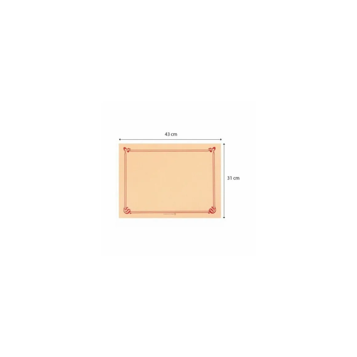 Set de table papier ivoire 31 x 43 cm - par 500