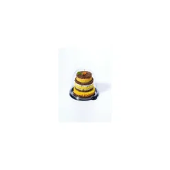 Socle PET noir pour dôme 80 mm - par 180