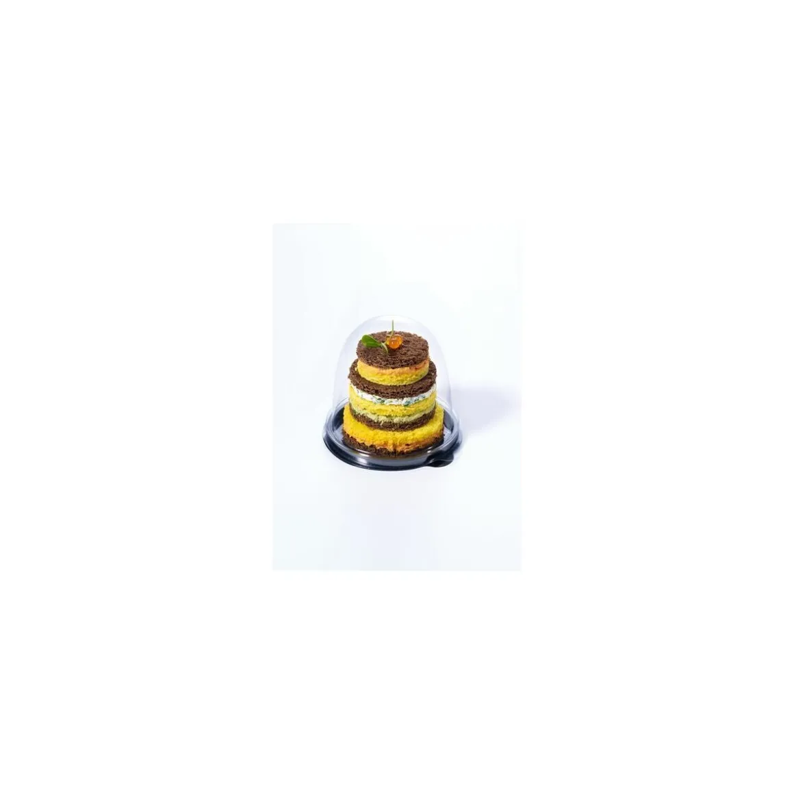 Socle PET noir pour dôme 80 mm - par 180