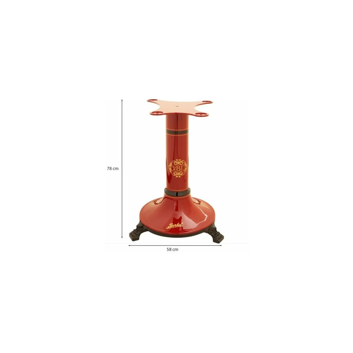 Socle pour trancheuse à volant B114