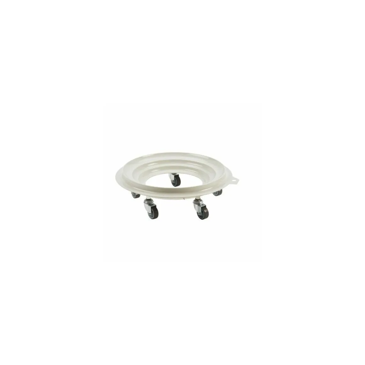 Socle rouleur rond 5 roues pour futs et conteneurs Gilac