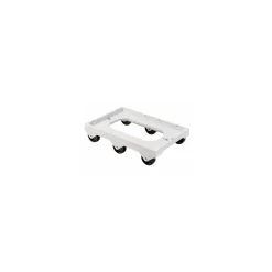 Socle rouleur 6 roues chape acier