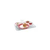 Soucoupe brush cherry ø 14 cm - par 6
