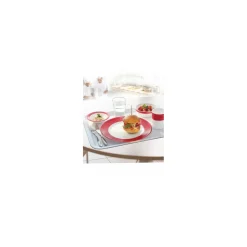 Soucoupe brush cherry ø 14 cm - par 6