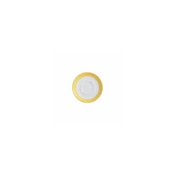 Soucoupe brush jaune ø 14 cm - par 6