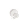 Soucoupe à déjeuner blanche verre trempé ø 15,3 cm - par 6
