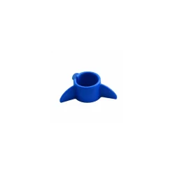 Support antidérapant bleu pour yaourt ou compote - par 10
