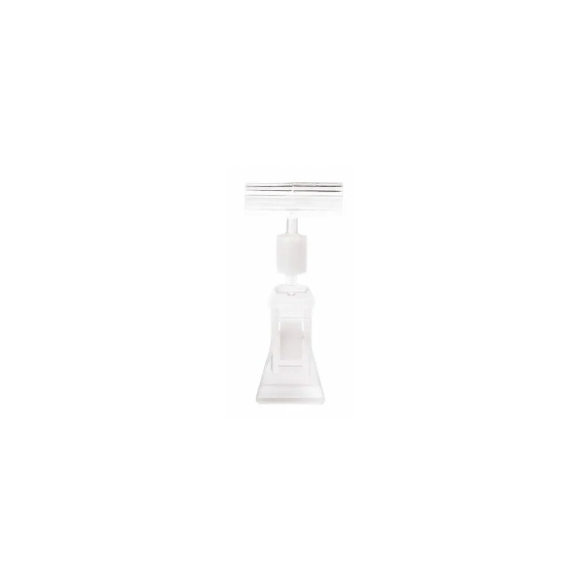 Support blanc 4 cm à tête pivotante pour étiquette Edikio - par 25