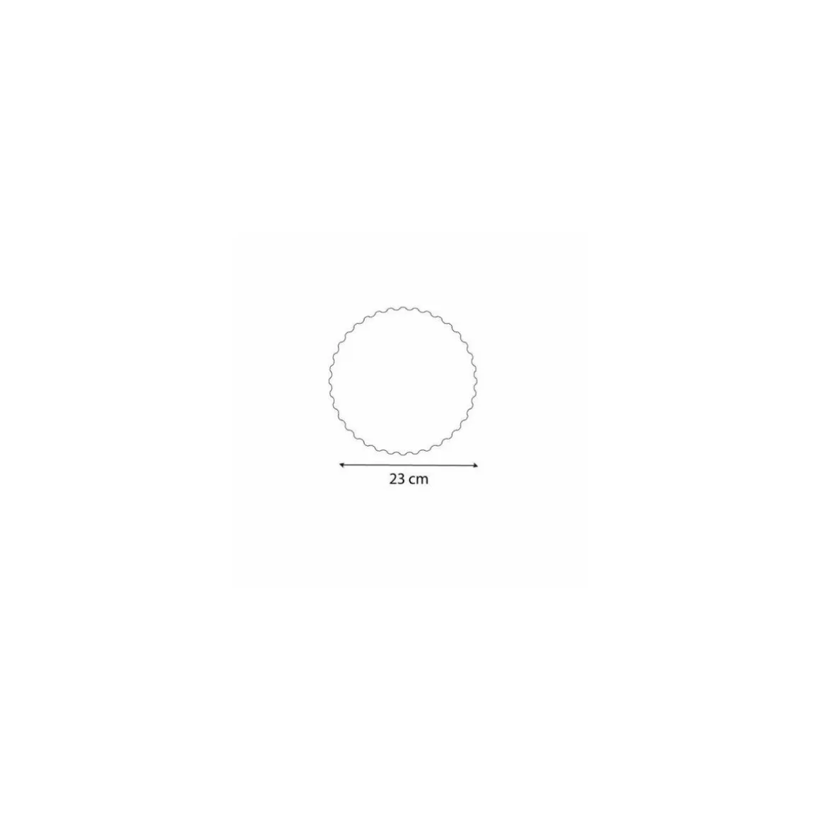 Support blanc rond Ø 23 cm - par 250