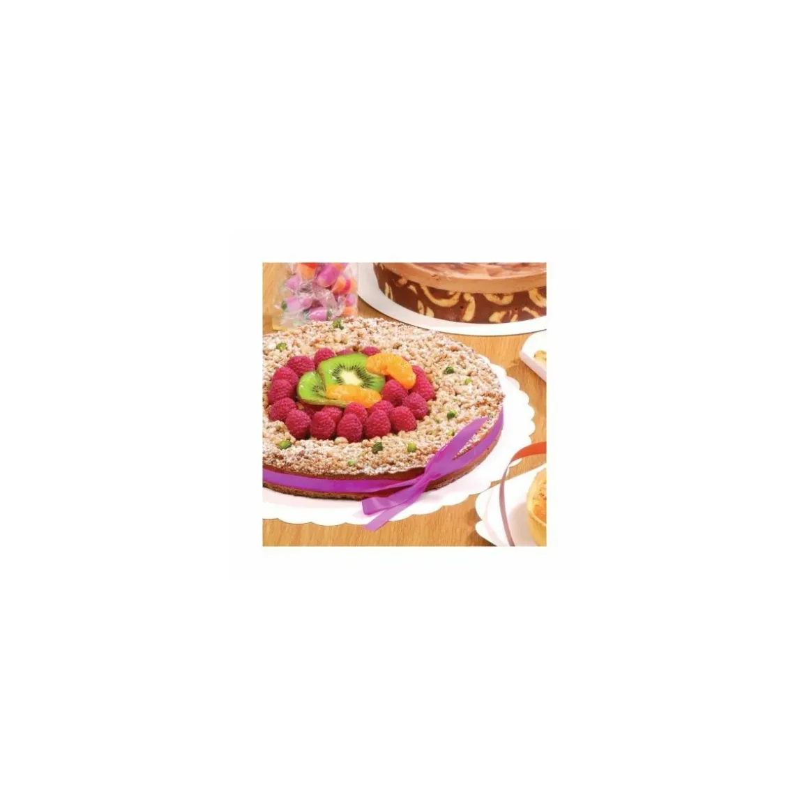Support blanc rond Ø 23 cm - par 250