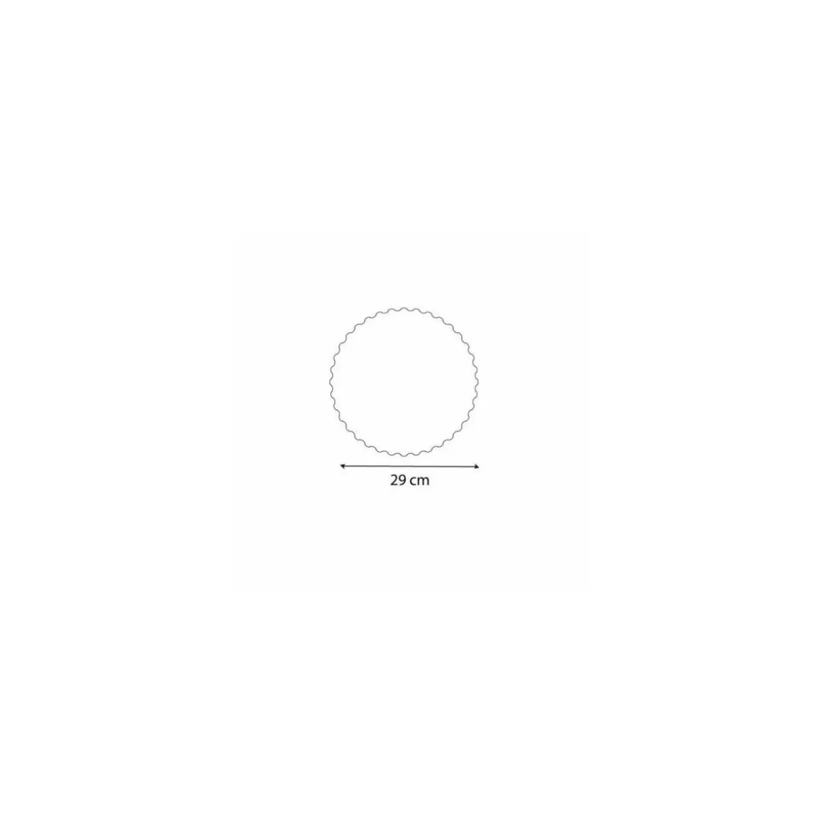 Support blanc rond Ø 29 cm - par 250