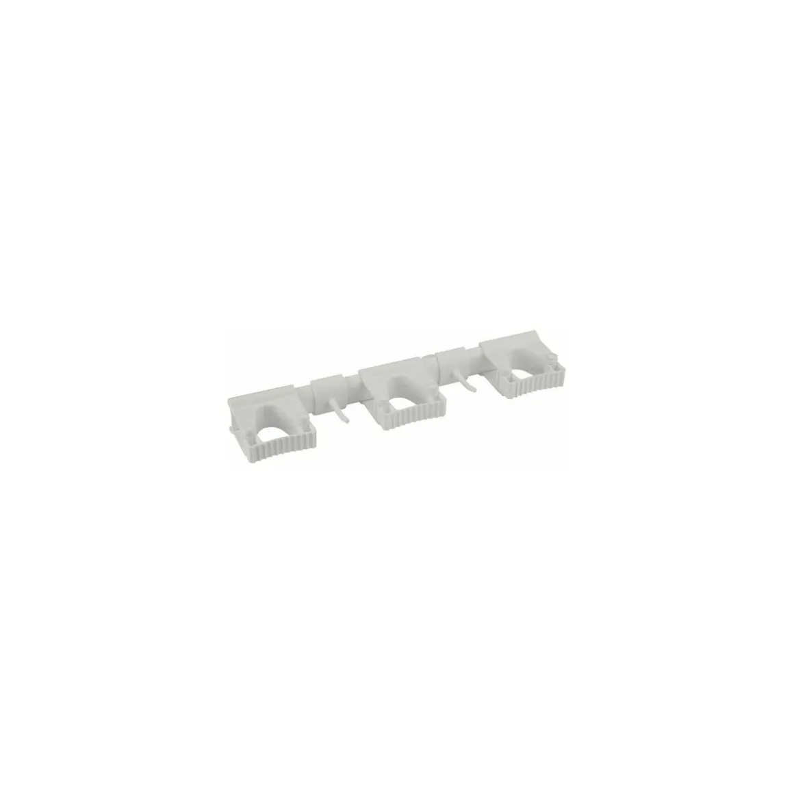 Support mural 3-5 produits PP blanc 42 cm
