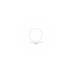 Support or double face rond Ø 22 cm - par 100